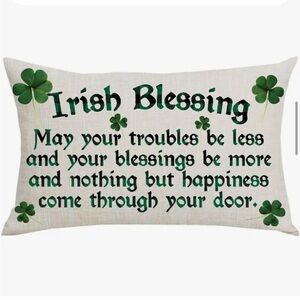 IRISH BLESSING PILLOW COVER-NEW